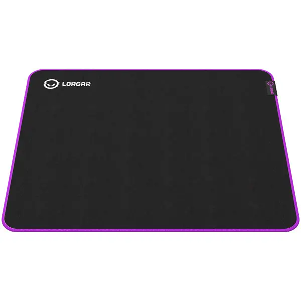 Lorgar Main 315, Gaming mouse pad, High-speed surface, Purple anti-slip rubber base, size: 500mm x 420mm x 3mm, weight 0.39kg ( LRG-GMP315 
