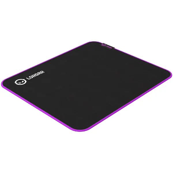Lorgar Main 313, Gaming mouse pad, High-speed surface, Purple anti-slip rubber base, size: 360mm x 300mm x 3mm, weight 0.195kg ( LRG-GMP313