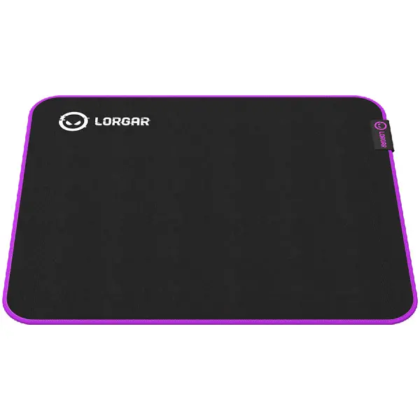 Lorgar Main 313, Gaming mouse pad, High-speed surface, Purple anti-slip rubber base, size: 360mm x 300mm x 3mm, weight 0.195kg ( LRG-GMP313