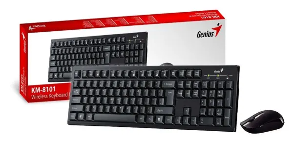 Genius KM-8101,BLK,SER,2.4GHZ