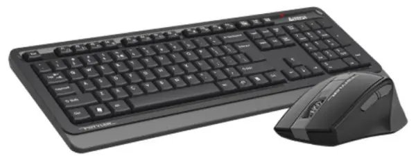 A4-FG1035 A4Tech Fstyler Bezicna tastatura US-LAYOUT + bezicni mis USB, Grey