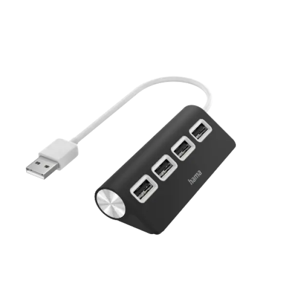 USB HUB 4 port Hama 2.0 200119 Black