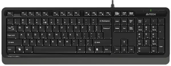 A4-FK10 GREY A4Tech Fstyler sleek Multimedia comfort tastatura, FN funkcije, vodootp. US-LAYOUT, USB