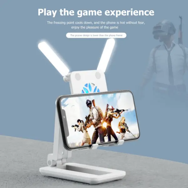 Drzac za mobilni F6 sa LED rasvetom pink