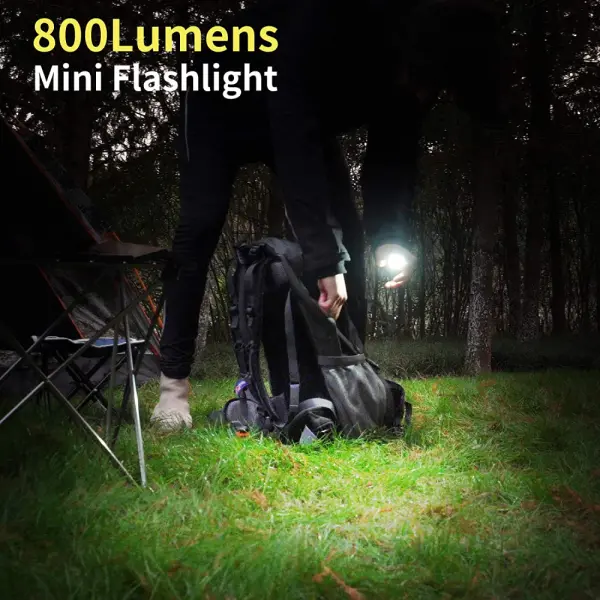 LED lampa, privezak crna