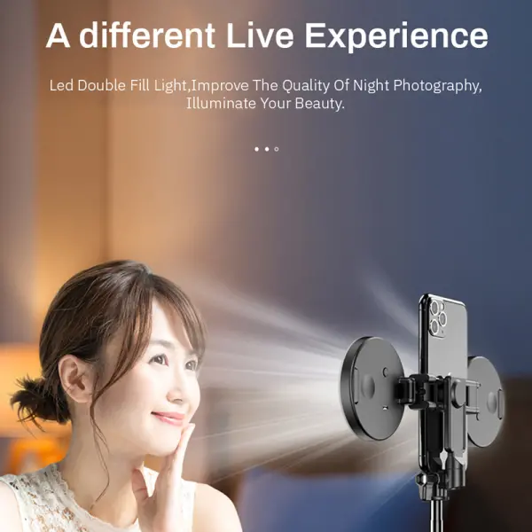 Tripod sa LED rasvetom R12 pink