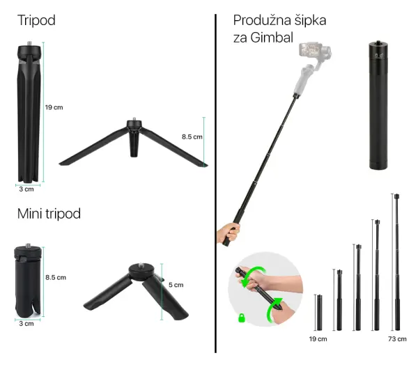 Tripod stabilizator