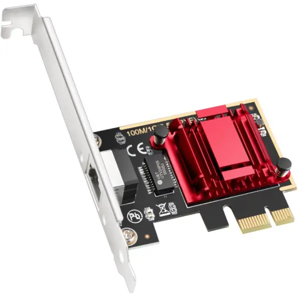 Cudy PE25 2.5Gbps PCI Express Network Adapter, RTL8125