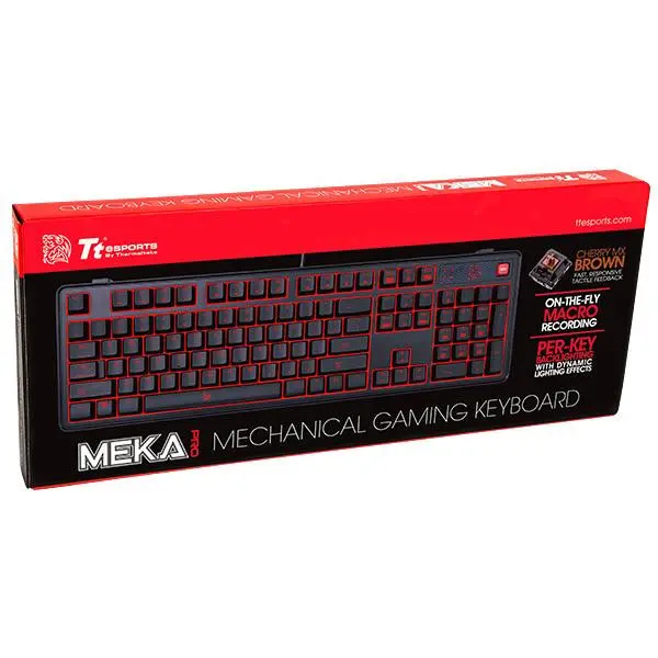 Tastatura USB Thermaltake eSPORTS MEKA PRO Cherry Brown