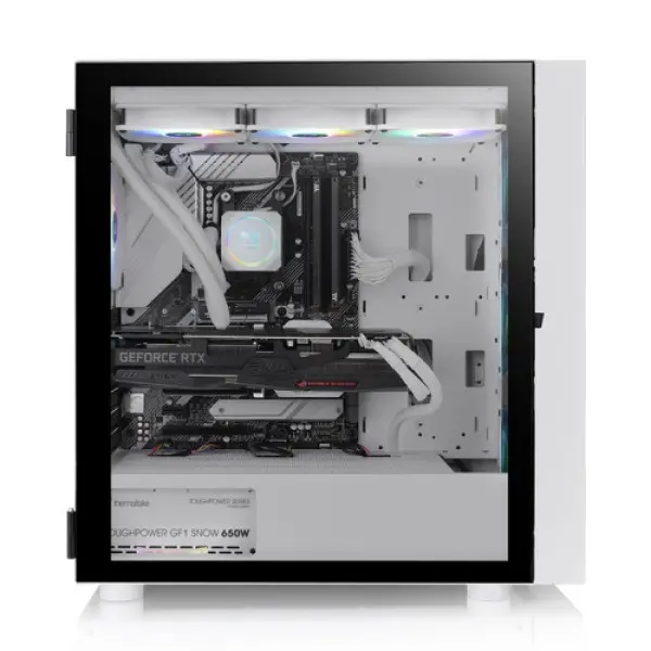 Kućište Thermaltake H570 TG ARGB x3 FanWhiteGlassCA-1T9-00M6WN-01