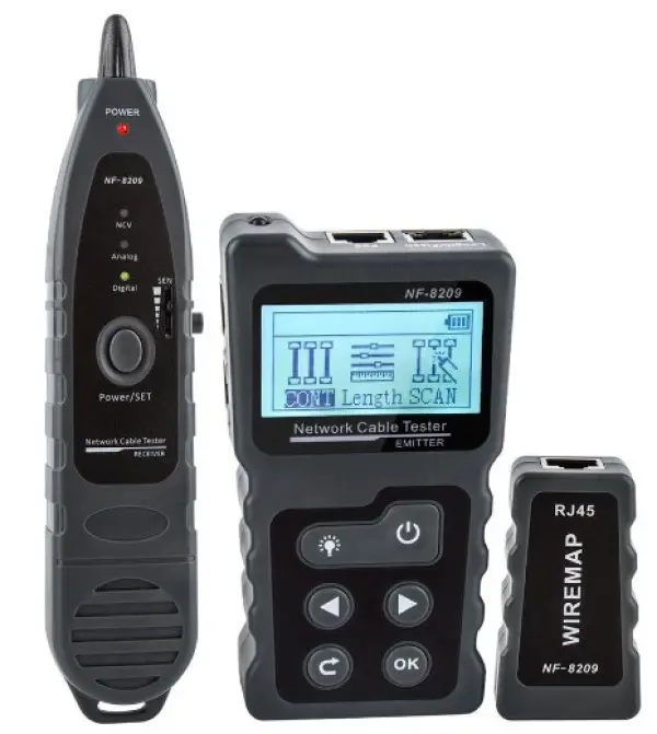 LAN TESTER POE NOYAFA NF-8209 Digital, Analog, i PoE LAN TESTER I TRAGAC KABLOVA
