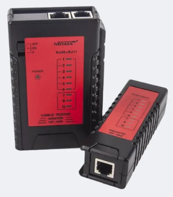LAN tester Noyafa NF-468 za kablove RJ11, RJ12, RJ45, cat5E, cat 5, 10/100 base-t, at / t 258 a