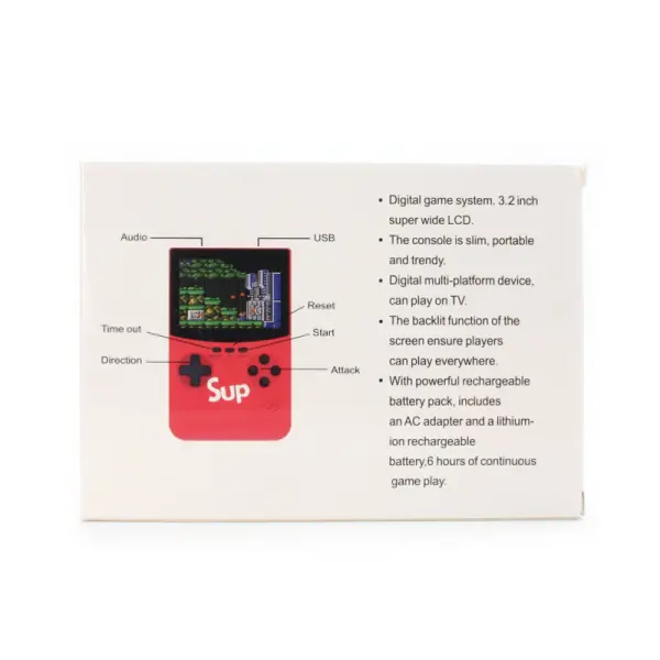 Konzola za igranje Gameboy SUP500 crvena