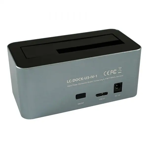 HDD D. Station LC-DOCK-U3-IV-1 SSDHDD Silver, USB 3.0