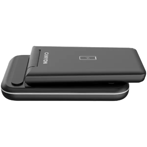 CANYON WS-304, Foldable  3in1 Wireless charger, with touch button for Running water light, Input 9V2A,  12V1.5AOutput 15W10W7.5W5W, Type c 