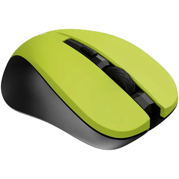 CANYON MW-1, Yellow 2.4GHz wireless optical mouse with 3 buttons, 80010001200 DPI adjustable ( CNE-CMSW1Y ) 