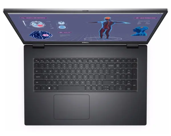 DELL Precision M7780 17.3 inch FHD 500nits i9-13950HX 32GB 1TB SSD RTX 3500 12GB Backlit FP SC Win11Pro 3yr ProSupport laptop