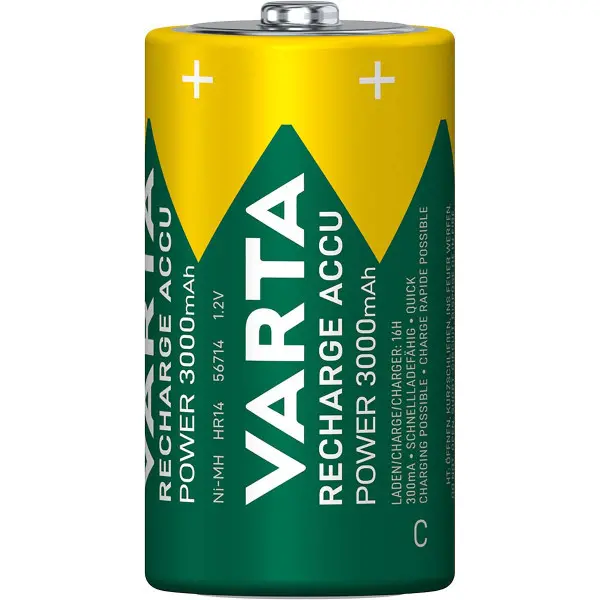 VARTA-56714B Tip C HR14 Punjiva NiMH baterija 1,2V 3000mAh PAK2