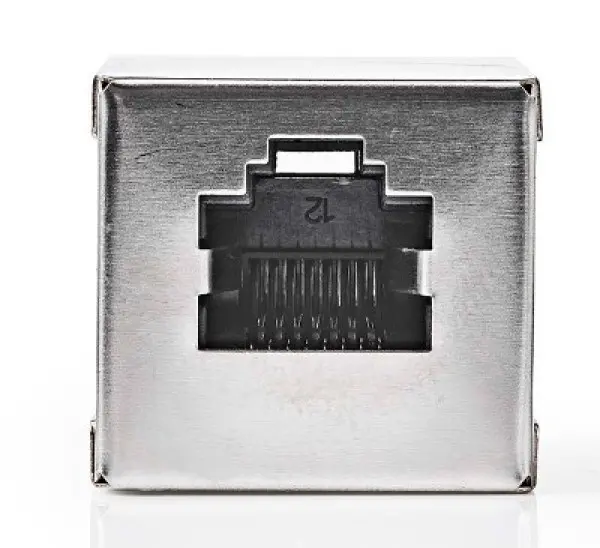 CCGB89011ME Network Coupler, CAT6, Shielded, RJ45 Female, Metal
