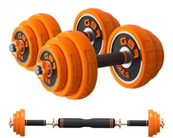 XIAOMI Fed set tegova od 30kg narandžasti  (tegovi+šipka) FED-8007