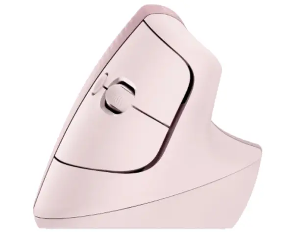 LOGITECH Lift Vertical Ergonomic Wireless ROSE miš