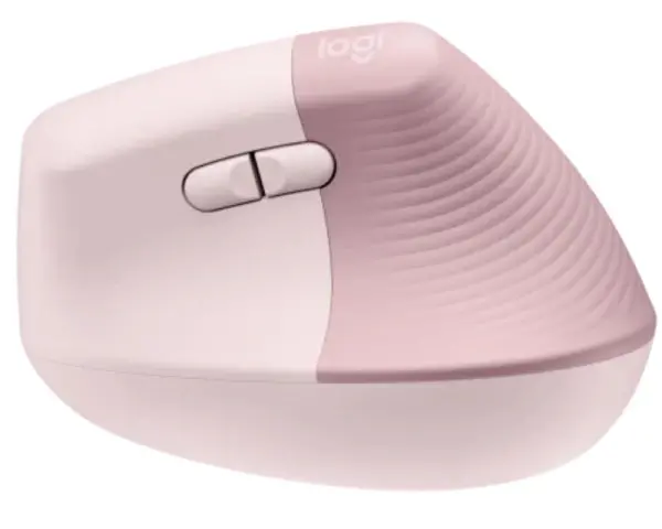 LOGITECH Lift Vertical Ergonomic Wireless ROSE miš