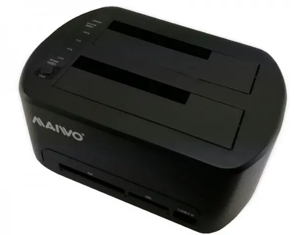 MAIWO HDD dual Docking station USB 3.0, 2.5''3.5''+Card reader+1xUSB3.0 HUB