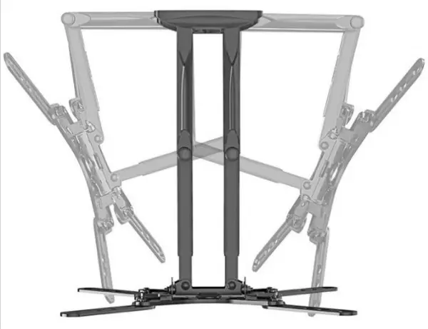 WM-60ST-01 Gembird TV nosac okretanje/tilt 32-60 VESA max.40x40cm, max 36kg, drzac
