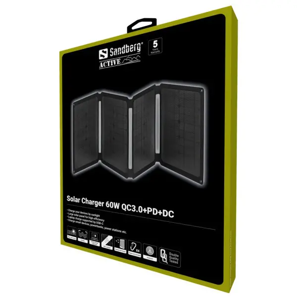 Solarni punjač Sandberg 420-80 60W 2xUSBPDDC
