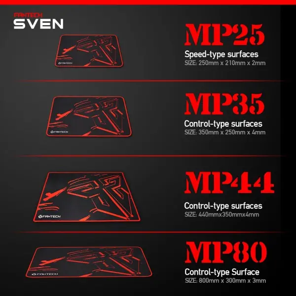 FANTECH Podloga za miš SVEN MP35 (Crna)