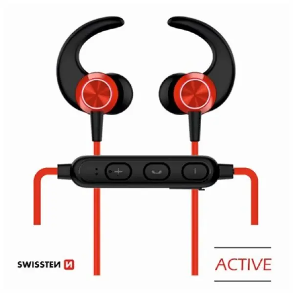 SWISSTEN Slusalice Bluetooth Active (Crvena)