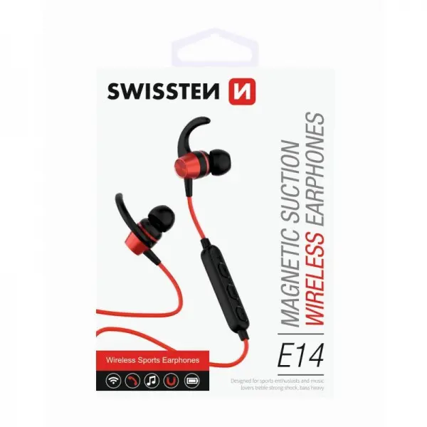 SWISSTEN Slusalice Bluetooth Active (Crvena)