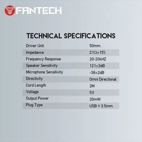 FANTECH Slušalice HG20 CHIEF II (Crna)