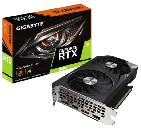Grafička karta PCI-E Gigabyte GeForce RTX 3060 WindForce OC 12G GV-N3060WF2OC-12GD (2)