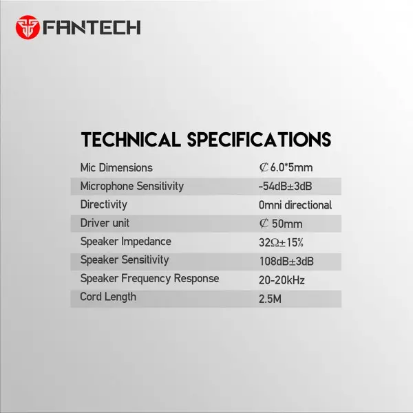FANTECH Gaming Slušalice HG15 Captain 7.1 (Crna)