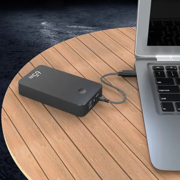 Powerbank za laptop Libower LP-P5 65W 18000mAh fast charger crni