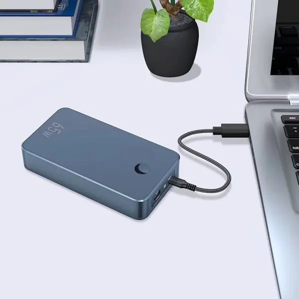 Powerbank za laptop Libower LP-P5 65W 18000mAh fast charger plavi