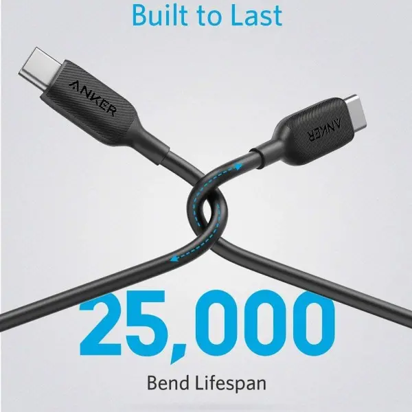 ANKER USB Kabl PLIII USBC-USBC 3ftB (Crna)