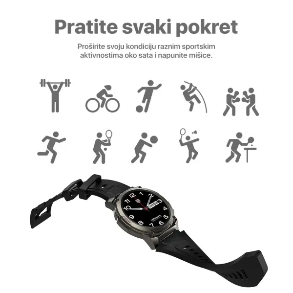 HiFuture Smart Watch Mix 2 crni