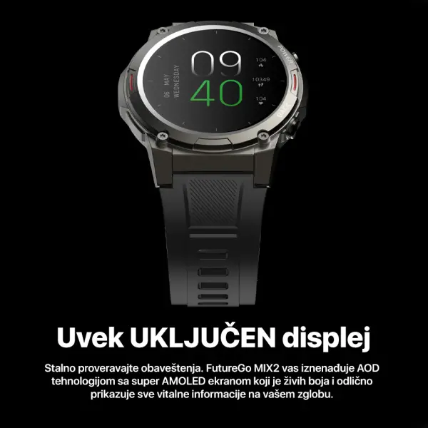 HiFuture Smart Watch Mix 2 crni