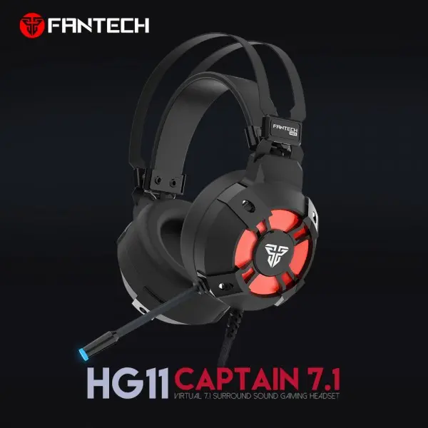 FANTECH Gaming Slušalice HG11 Captain (Crna)