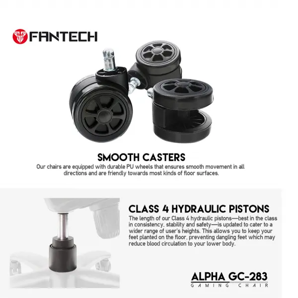 Stolica Gaming Fantech Alpha GC-283 bela