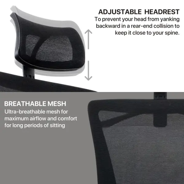 Stolica Office Fantech OC-A258 siva