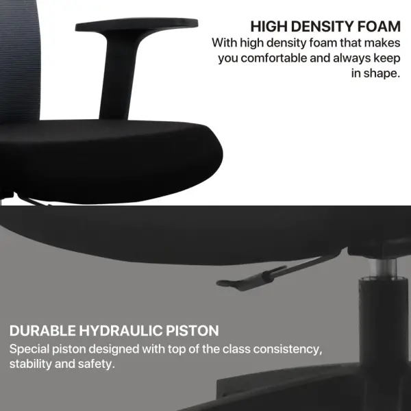 Stolica Office Fantech OC-A258 siva