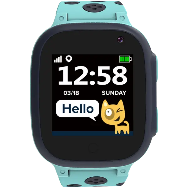 Smart watch CANYON Sandy KW-34, Kids, 1.44\'', GPS, nano SIM, 32+32MB, GSM, 400mAh, plavi