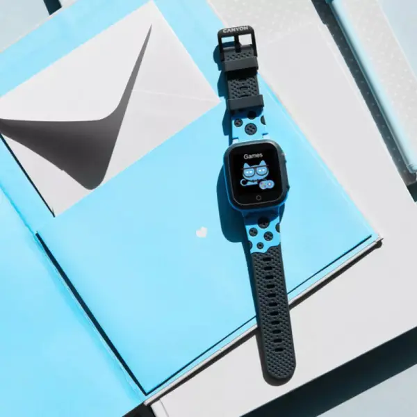 Smart watch CANYON Sandy KW-34, Kids, 1.44\'', GPS, nano SIM, 32+32MB, GSM, 400mAh, plavi