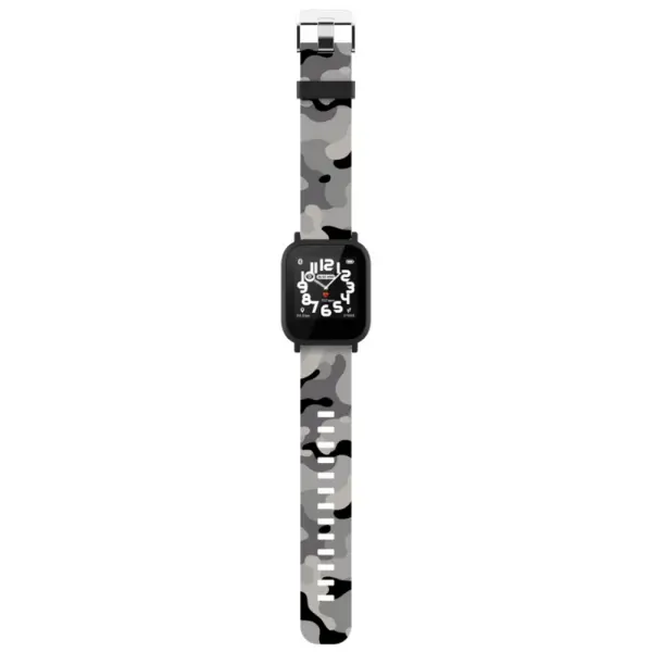 Smart watch CANYON My Dino KW-33, Teenager, 1.3\'' IPS, IP68, BT5.0, iOS, Android compatibile 155mAh, army sivi