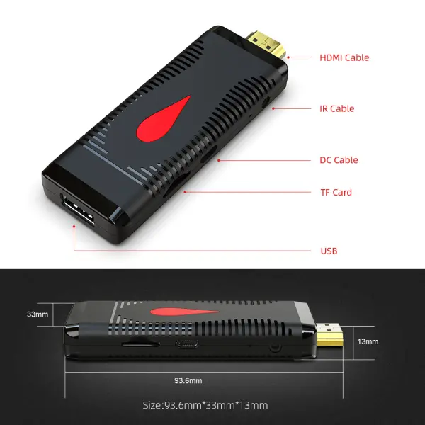 Android Smart USB mini TV Stick 2GB/16GB