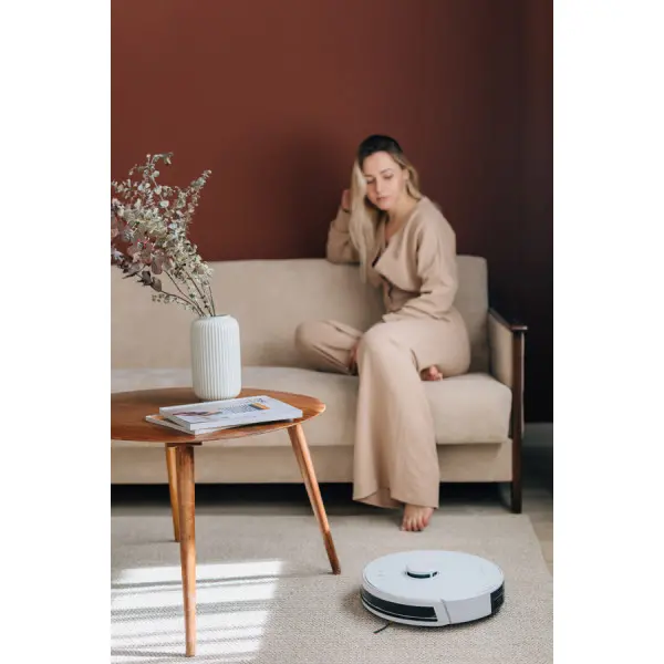 AENO Robot Vacuum Cleaner RC2S: wet & dry cleaning, smart control AENO App, powerful Japanese Nidec motor, turbo mode ( ARC0002S ) 