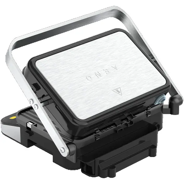AENO Electric Grill EG5: 2000W, 2 heating modes - Lower Grill, Both Grills, 6 preset programs, Defrost, Max opening angle -180°, Temperatur